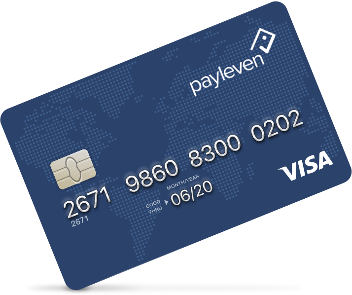 Cartão Payleven - Pré-Pago Visa