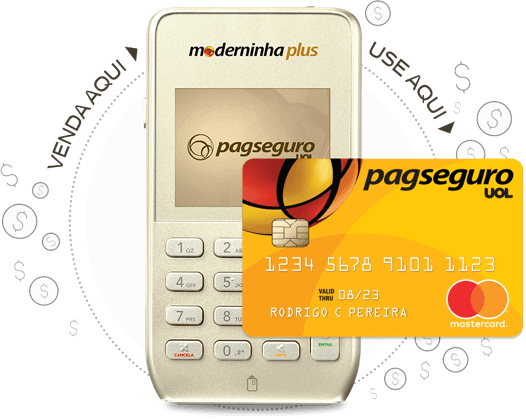Moderninha Plus - Cartão pré-pago PagSeguro