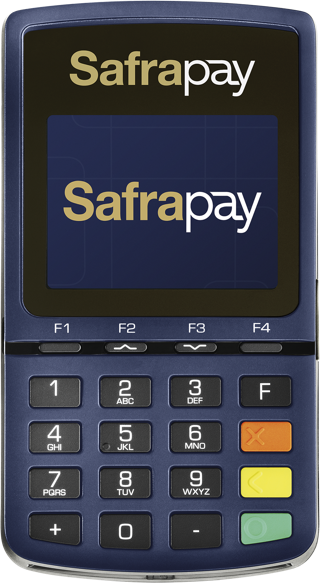 SafraPay Link 2500 Maquininha Chip WiFi NFC SMS