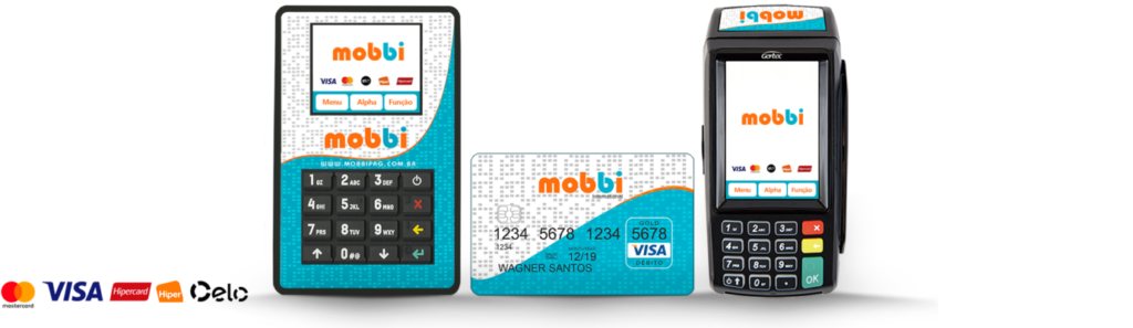 Mobbi Pag -  máquinas de cartões e cartão pré-pago Visa